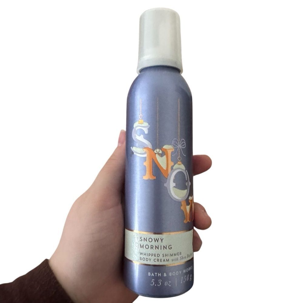 NWT Bath and Body Works Snowy Morning Whipped Ultra Shimmer Body Cream